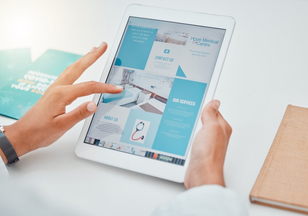 Healthcare web development