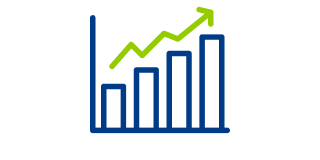 Bar graph icon